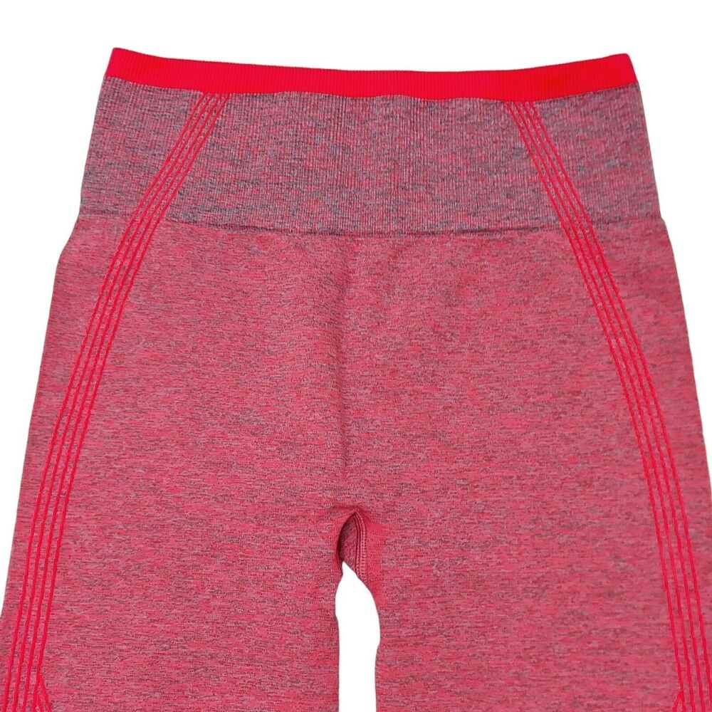 Spanx Seamless Sculpt Legging Womens Large Spacedye Coral Punch Activewear Gym - Picture 5 of 12